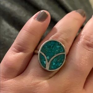 Vintage Turquoise and Silver Ring